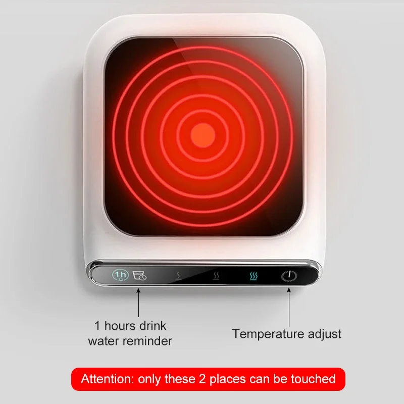 جهاز تدفئة كوب صغير محمول USB ، كوب قهوة قاعدة تسخين ، 3 تروس ، سخانات كوب ماء شاي الحليب ، وسادة تدفئة مكتب منزلي