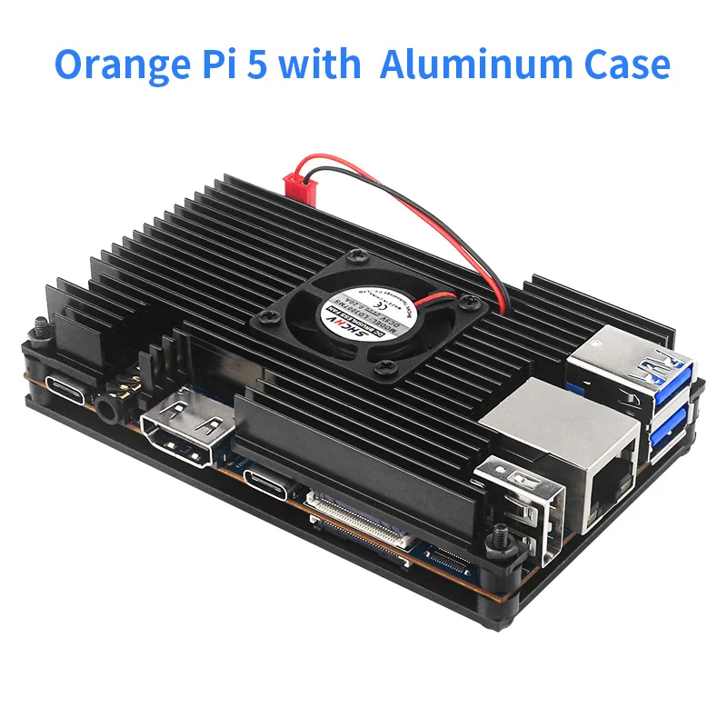 Orange Pi 5 16GB RAM لوحة واحدة كمبيوتر Rockchip RK3588S PCIE وحدة خارجية واي فاي BT جيجابت إيثرنت تشغيل أندرويد ديبيان OS