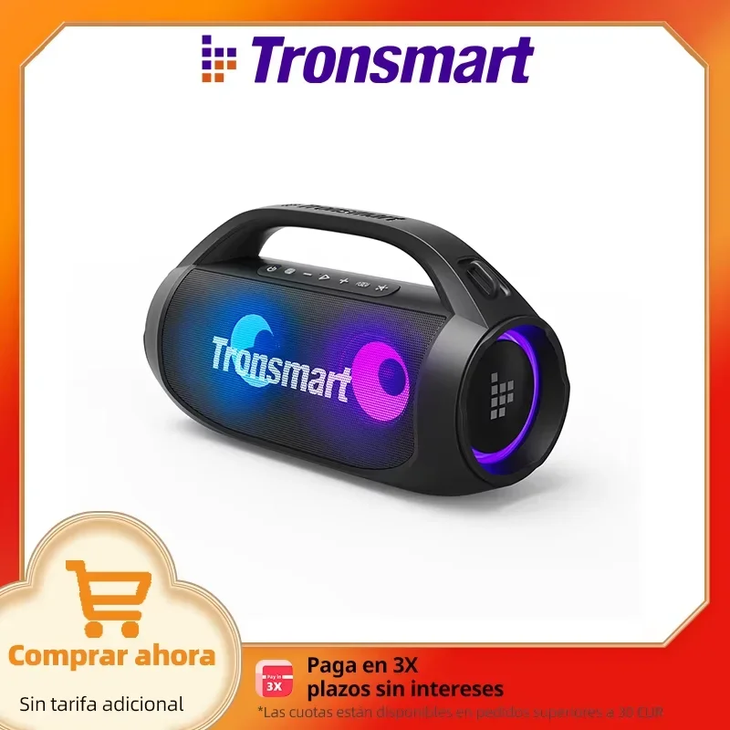 Tronsmart Bang SE Speaker Party Portable Speaker with Bluetooth 5.3, Portable Handle, 24-Hour Playtime, for Party, Camping