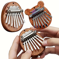 8 key mini kalimba, high quality delicate finger harp, marimba music, quality accessories pendant gifts, easter, christmas gifts