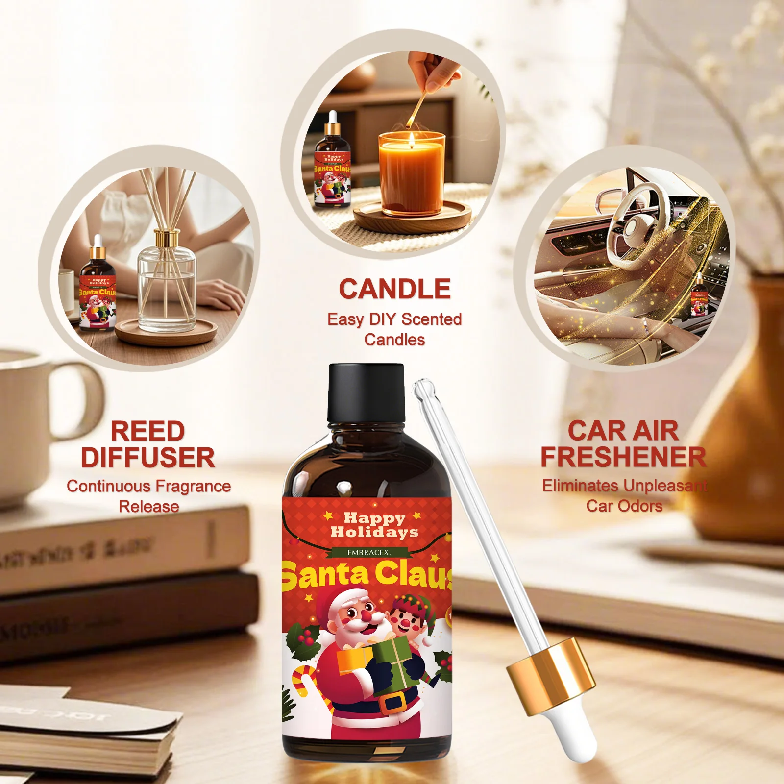 Huile parfumée 100 ml, parfum - Xmas Home Fragrance avis et prix