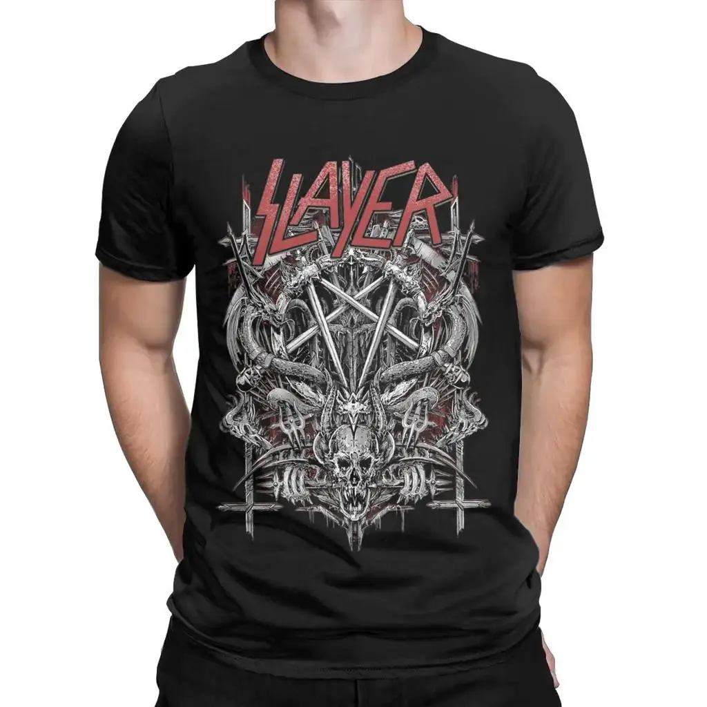

Retro 80s Metal Band Killer Trash Metal T-shirt Men's and Women's Round Neck T-shirt Short Sleeved T-shirt Plus Size Top