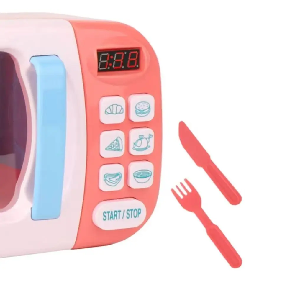 Appareils ménagers créatifs, jouets colorés, Simulation Montessori, micro-ondes, légumes, four interactif, jouets de cuisine