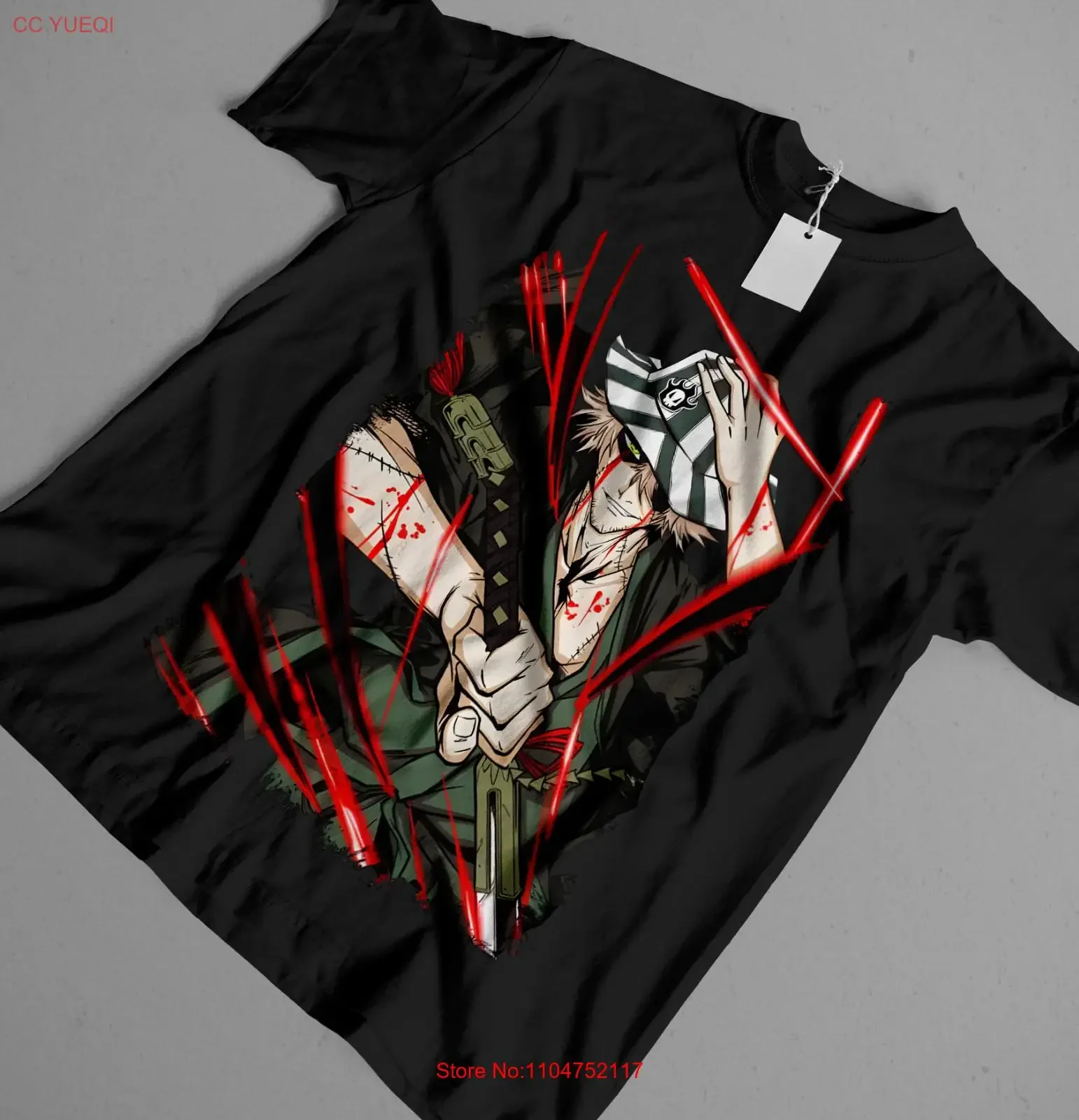Camiseta Urahara Kisuke Bleach Ichigo Zaraki Kenpachi Yhwach Aizen vintage lavada homme streetwear moda ligeramente gráfica