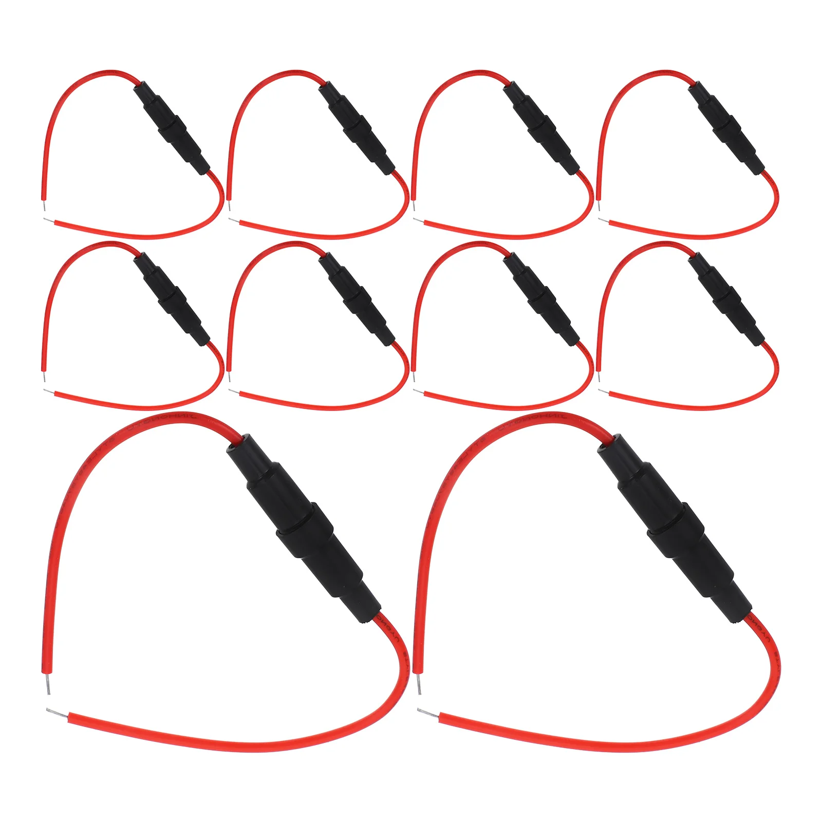 

10 PCS Fuse Holder Auto Automotive Inline Holders Car Parts Replacement for Boat