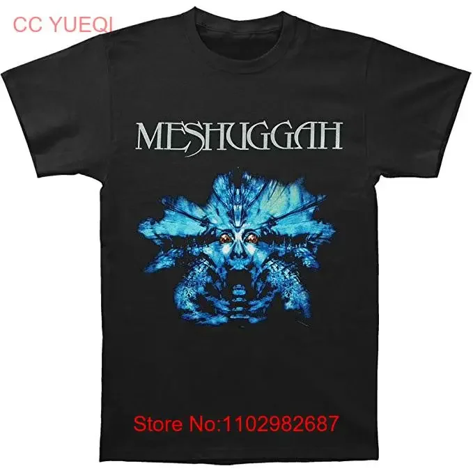 Черная футболка Meshuggah Blue Nothing всех размеров BT305, винтажный потертый топ для повседневной носки, удобная мягкая мужская футболка с рисунком