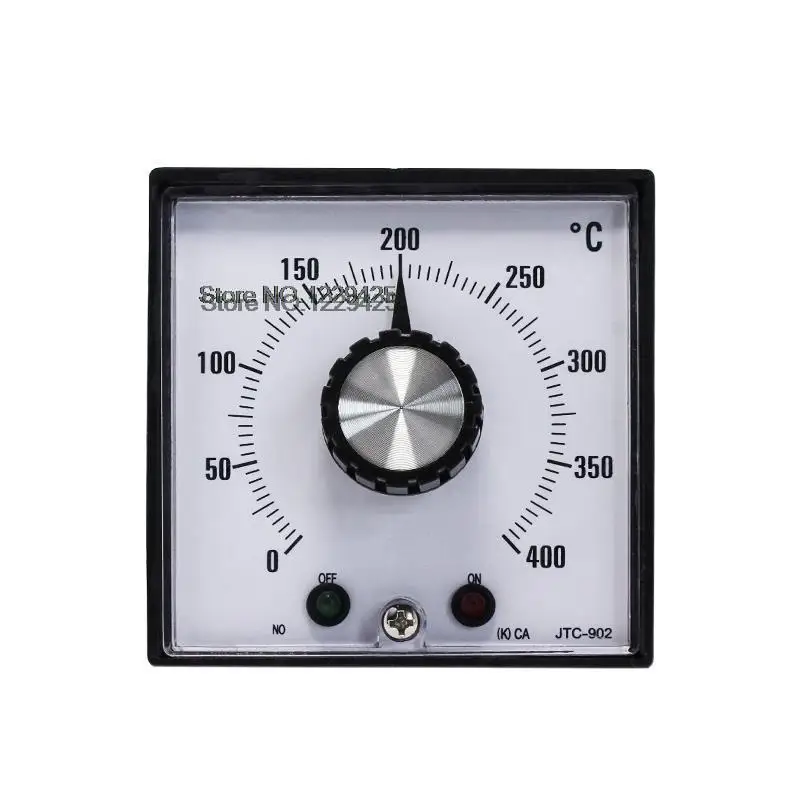 Temperature Controller JTC-902 Universal Power Regulator 110V/220V 50/60HZ 96X96 K Type 0-400C Relay Contact Output