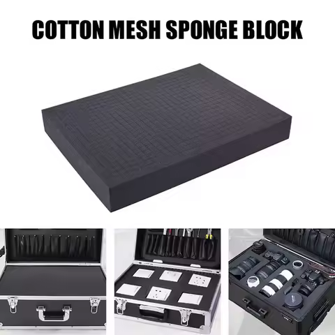 Pre-cutting Foam Insert High Density Pick Pluck Toolbox Foam For Hard Case And Flight Case Precorted Shadow Foams Grid Sponge