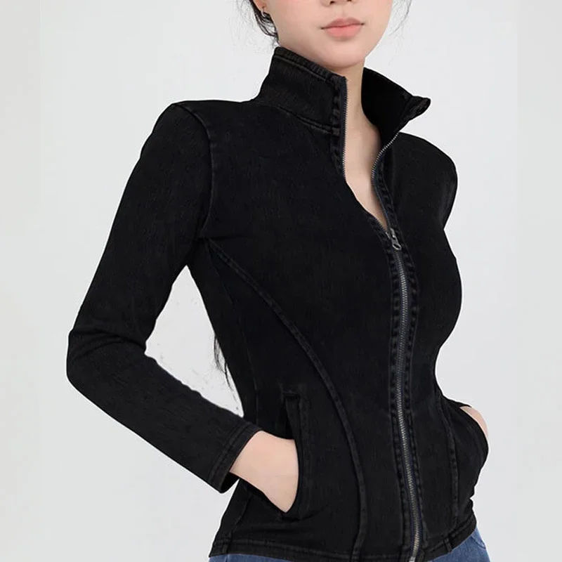 black jacket