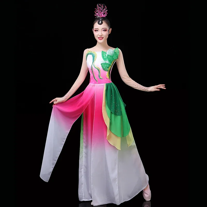 chinese folk dance costume for women classic dance performance festival clothing carnival  new year dance Yangko costume