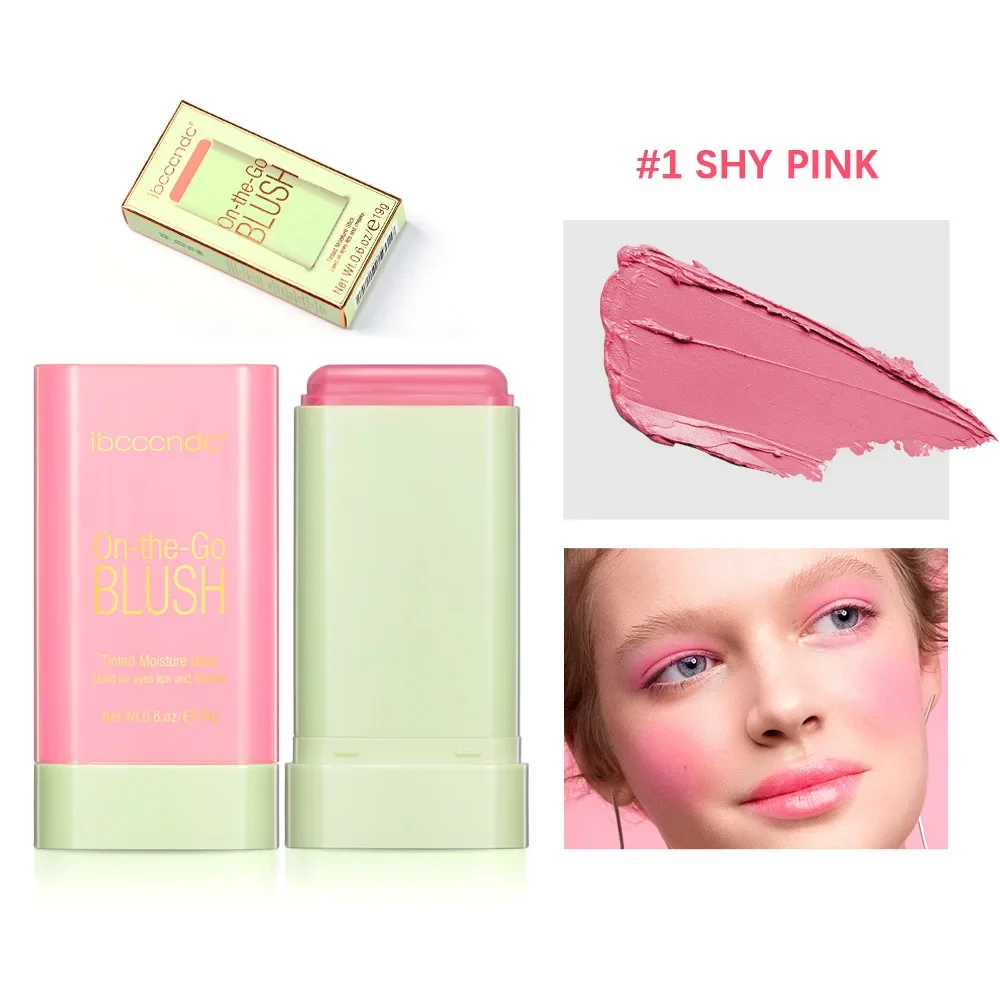 Stick moisturred colorato rossetto Blush Stick 3-in-1 occhi guancia e labbra tinta impermeabile crema leggera Multi Stick trucco