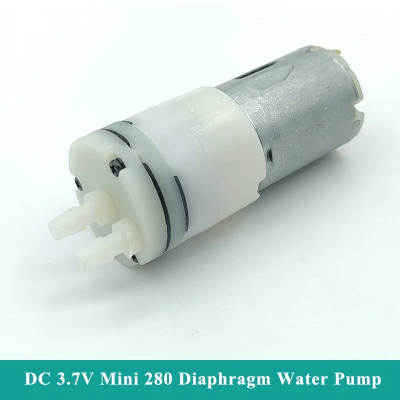 

Mini 280 Water Pump DC 3V 3.7V Micro 27mm Diaphragm Pump Self priming Suction Pump DIY Water Dispenser Machine