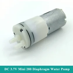 Mini bomba de agua 280 DC, 3V, 3,7 V, Micro bomba de diafragma de 27mm, bomba de succión autocebante, máquina dispensadora de agua DIY