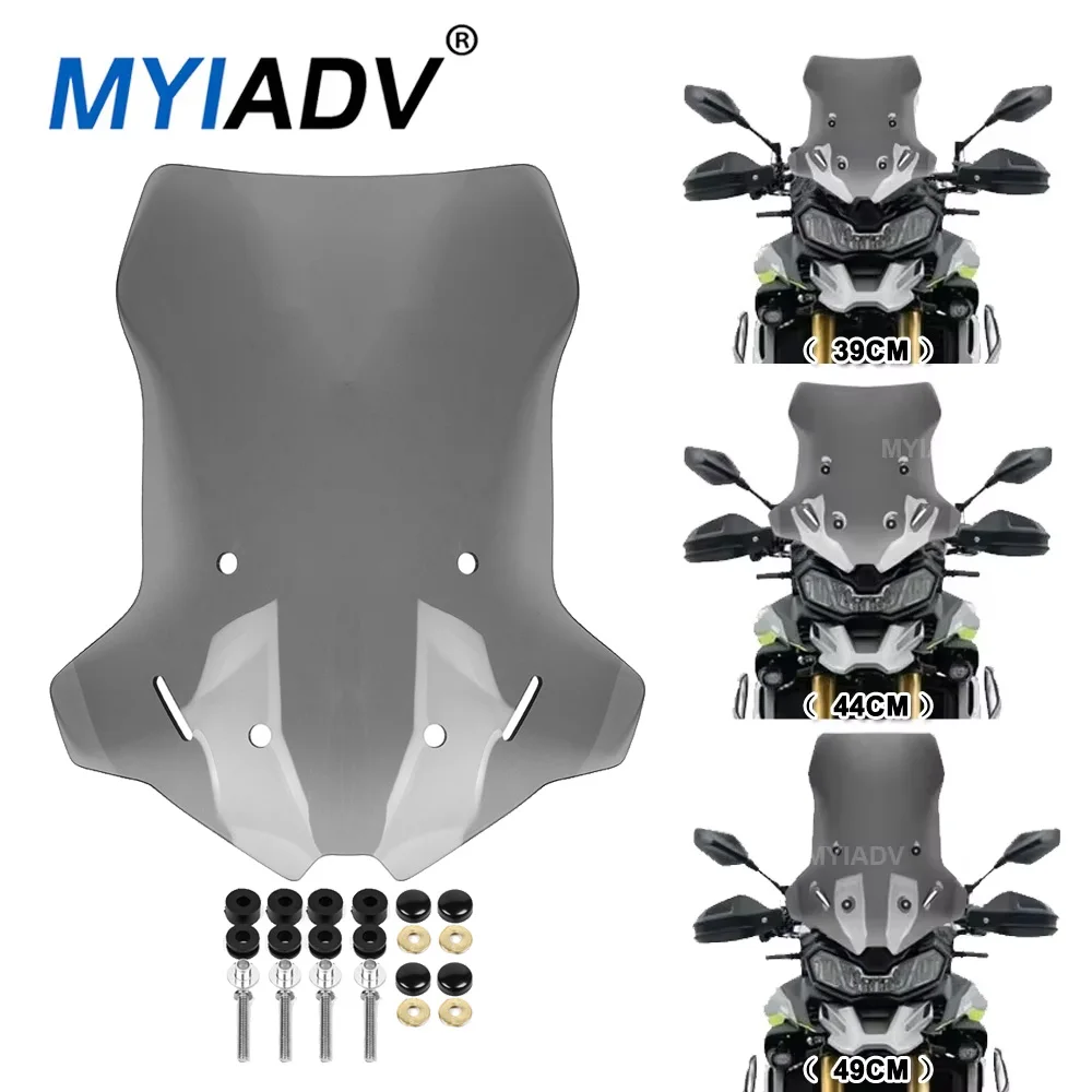 

Motorcycle Windshield Windscreen For VOGE Valico DS900X 900DSX DSX900 900 DSX Heightening Wind Screen Deflector Accessories