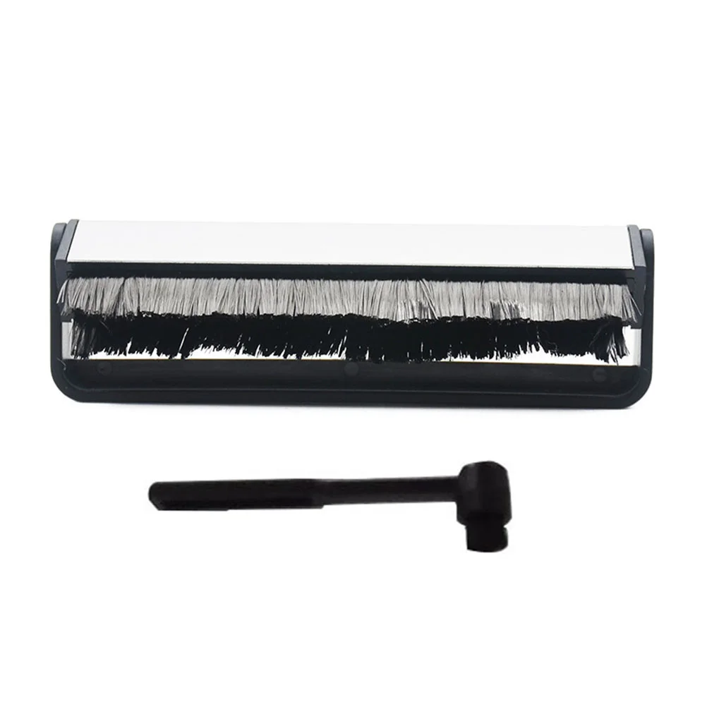 

2Pcs Vinyl Record Dust Brush Sturdy Plastic Handle Care Accessory Prevents Overturning Safe for Delicate Surfaces Portable