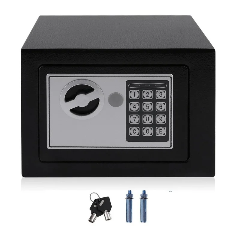 Home Digital Electronic Safety Box 4.6L Professional Safe Home Office Wall-mounted Jewelry Money Anti-theft Safe