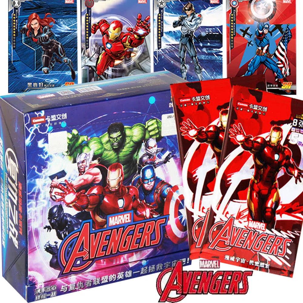 Marvel Game Collection Card Avengers Helden Deluxe Limited Edition Karakter Portret Hot Stamping Flash Card Kid Populaire Geschenken