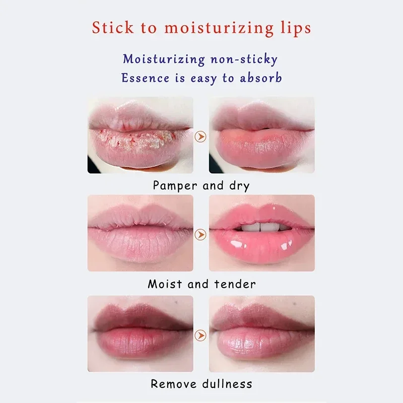 Lippenbalsam, schwarz, aufhellende Melanin-Lippenmaske, hellt Lippenlinien auf, hellt den Teint auf, Peeling, spendet Feuchtigkeit abgestorbene Haut, repariert die Lippen