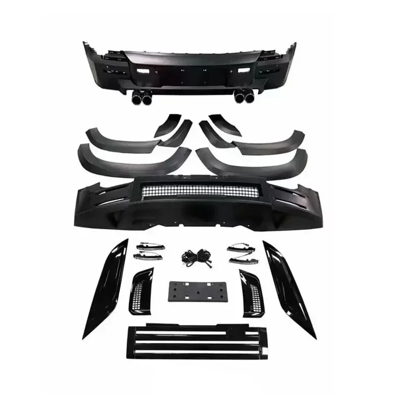 PP Body kits for Defender 110 2020-2024 upgrade to Lummas design wide Facelifts Bodykit Car Bumper