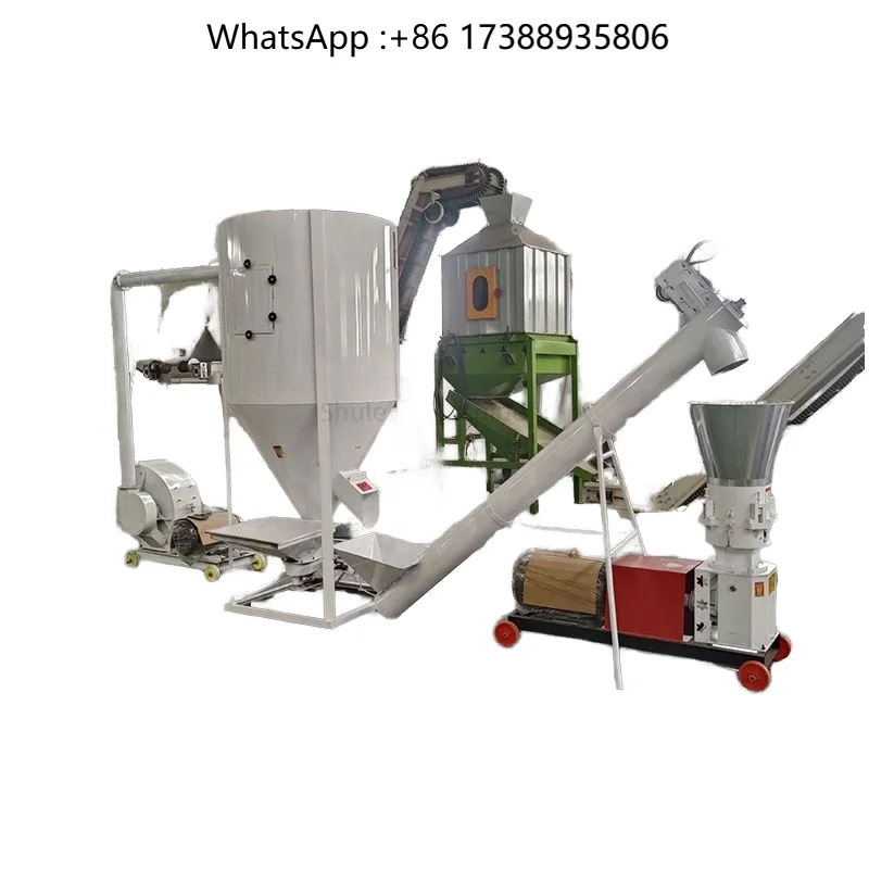 New High Productivity Electric Engine Animal Pellet Feed Machine (Steel) for Grain Granulator Production Line Factory