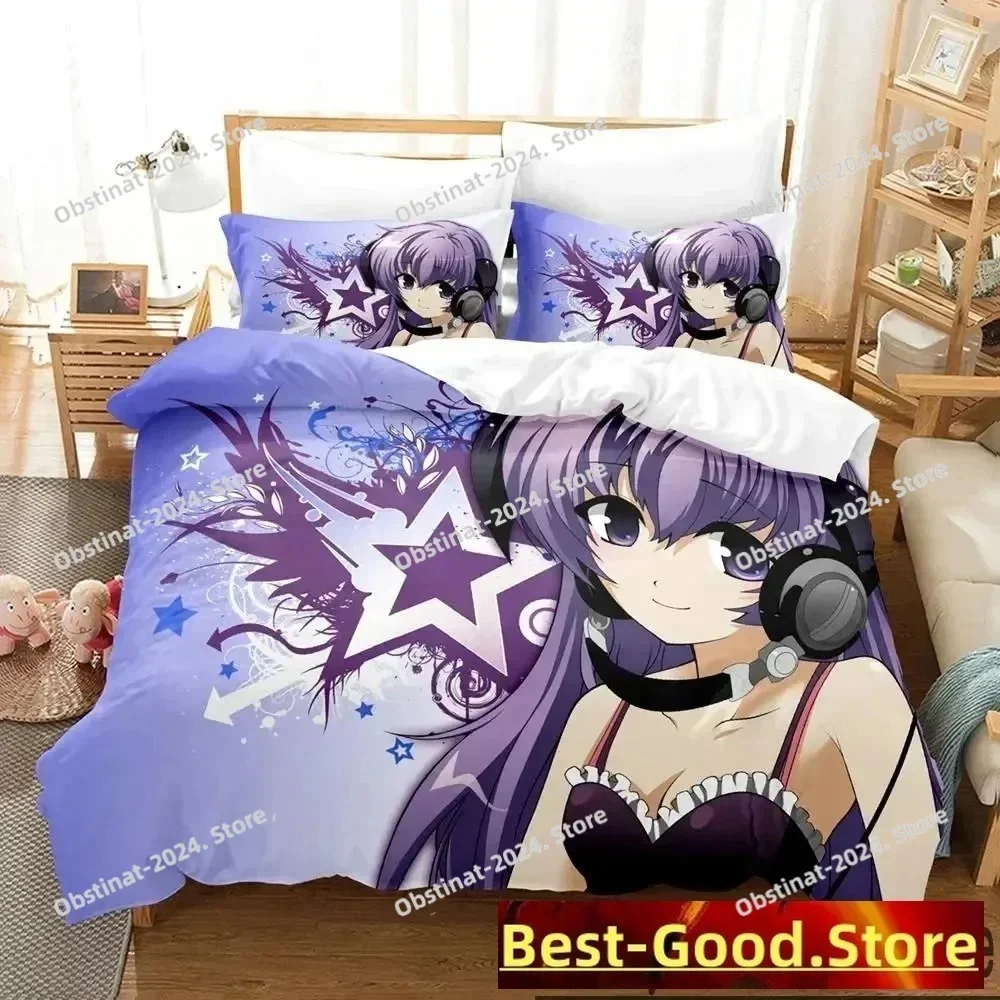 

Anime Higurashi When They Cry Bedding Set 3D Duvet Cover Bed Set Quilt Cover Pillowcase Comforter king Queen Size Boys Adult