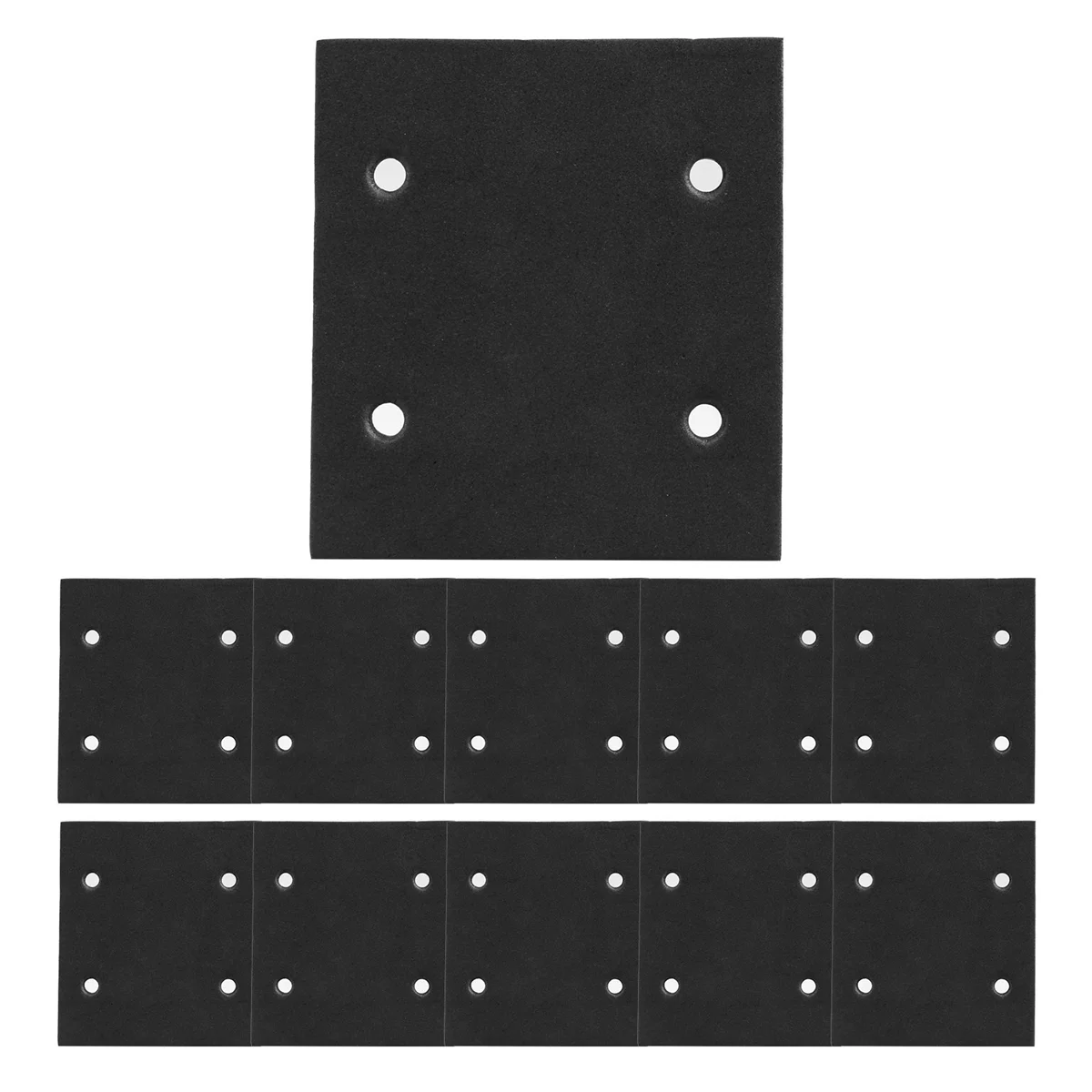 10 قطع من حصيرة الصنفرة ذاتية اللصق من الفوم لـ 4510