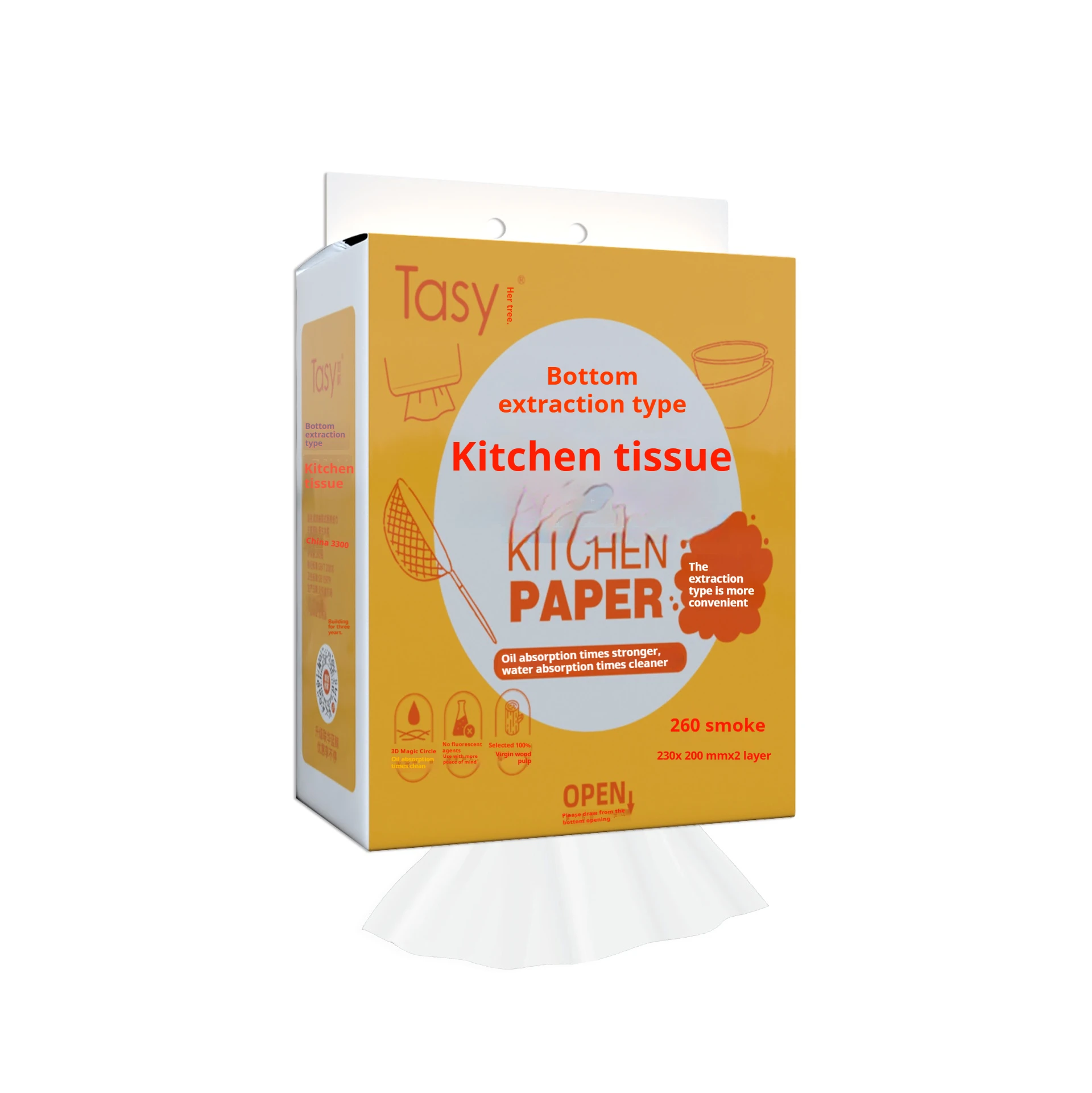 

260 листов одноразовых салфеток для кухни и ванны: безопасные для беременных и малышей, гигиенические и удобные