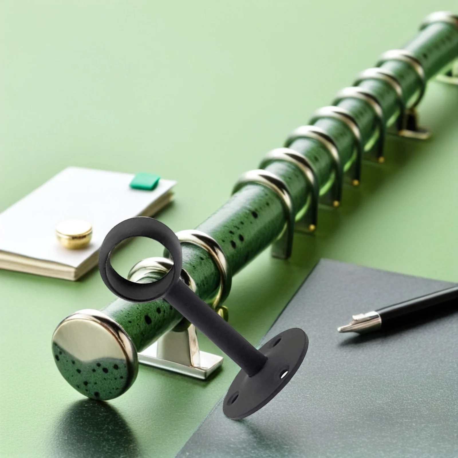 

8Pcs Heavy Duty Curtain Rod Brackets Sturdy Easy Install Home Decor Curtain Rod Brackets Valance Support Holder