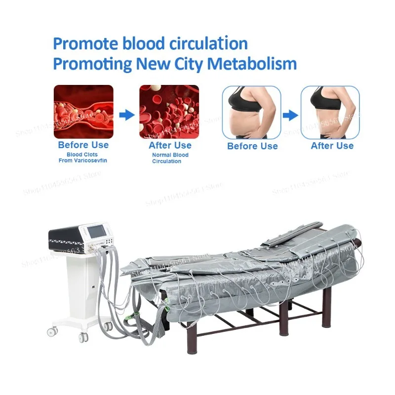 B-8350E Cervical Spine Lumbar Air Pressure Massager Multifunctional Electric Heating Therapy Instrument with Blanket