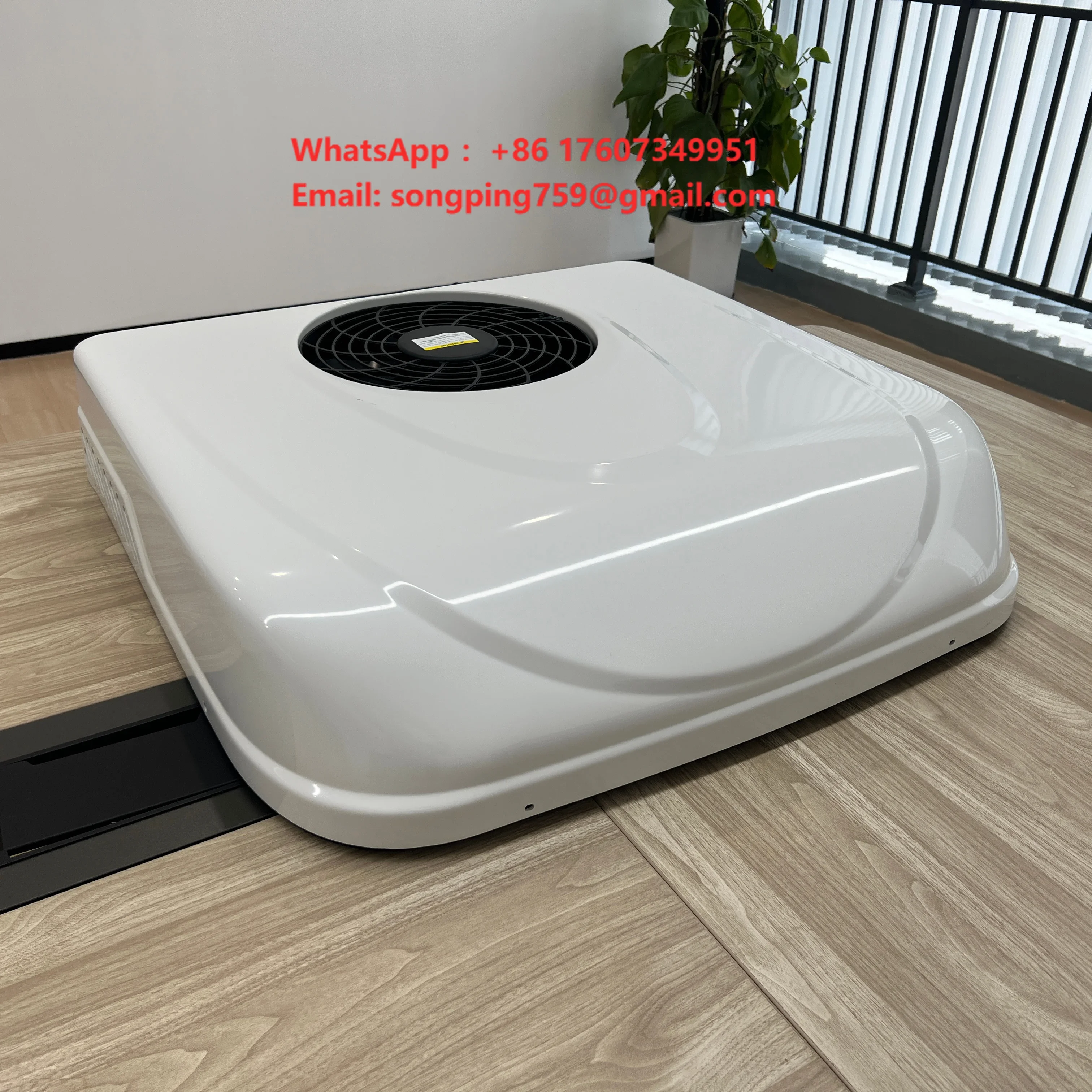 12V/24V/48V RV Car Rooftop Parking Cooler Effective Auto AC System Roof Air Conditioner for Trucks and Vehicles