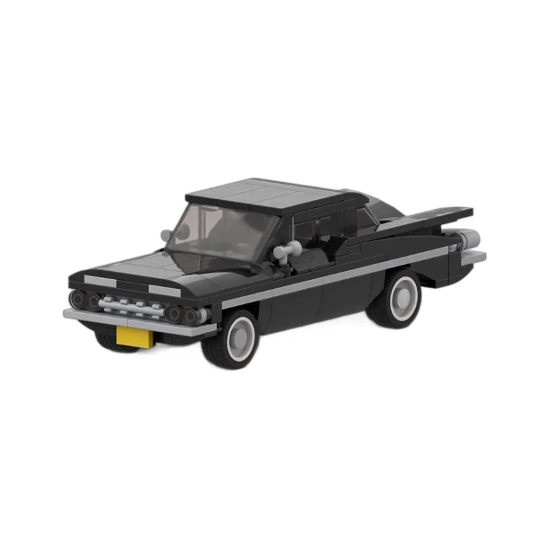 Classic 1959 Bel Air Speed Champions Black Cars Techniced for 68618 Building Blocks Bricks Set Kids Toys Gifts For Boys & Girls