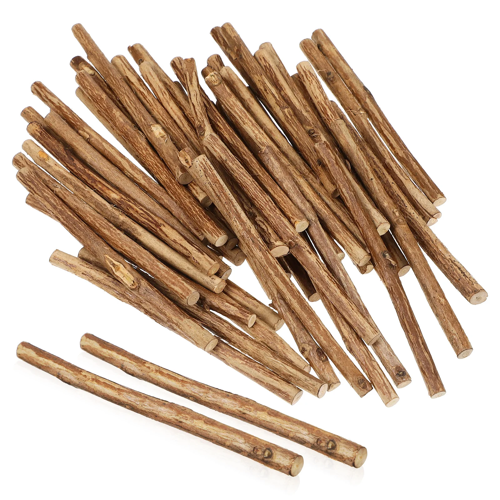 

50 pcs Craft Wood Sticks Natural Unfinished Wooden Sticks For Diy Crafts Christmas Tree Birdhouse Wall Hanging Rustic Home Decor