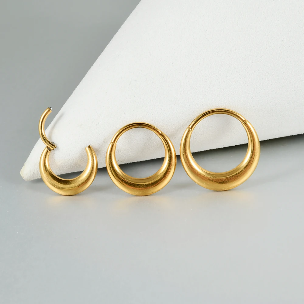 1PC G23 Titanium Nose Septum Ring Cartilage Earrings Hoop Helix Conch Piercing Ear Cartilage Tragus Ear Lobe Piercing 16G