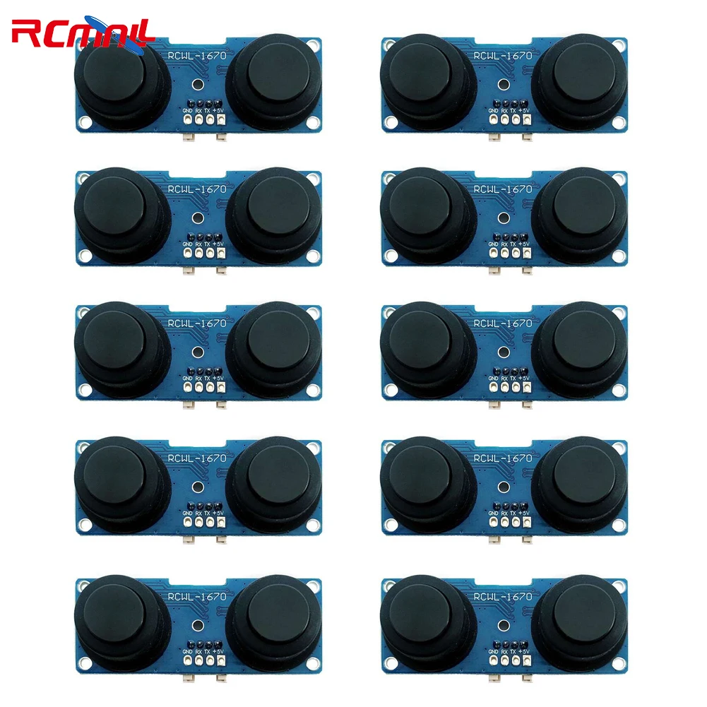 RCmall 10PCS RCWL-1670 Ultrasonic Distance Measuring Module Ultra-low Power Transceiver Split Waterproof Compatible with HC-SR04