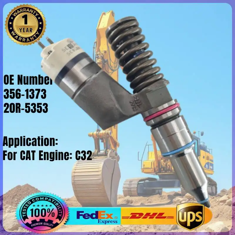 

356-1373 20R-5353 Common Rail Fuel Injector 3561373 20R5353 for Caterpillar CAT Engine C32