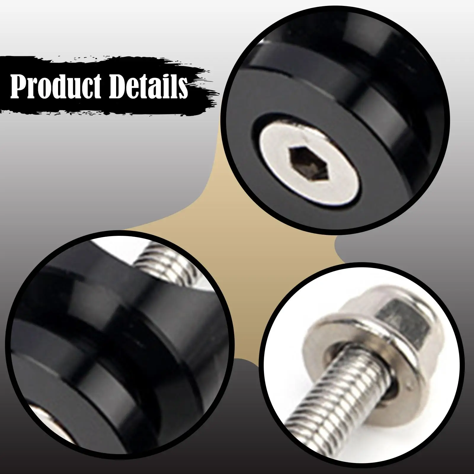 

Quick Release Protection Pad Anti Slip Aluminum Alloy Mount Fastener Kit for Motorcycle Trailer Loading on Trailer