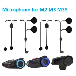 Maxto M2 M3 M3S Headphone Microphone 2 in1 Earphone Accessories Suit for Motorcycle Full/Half Face Integral Open Helmet Intercom