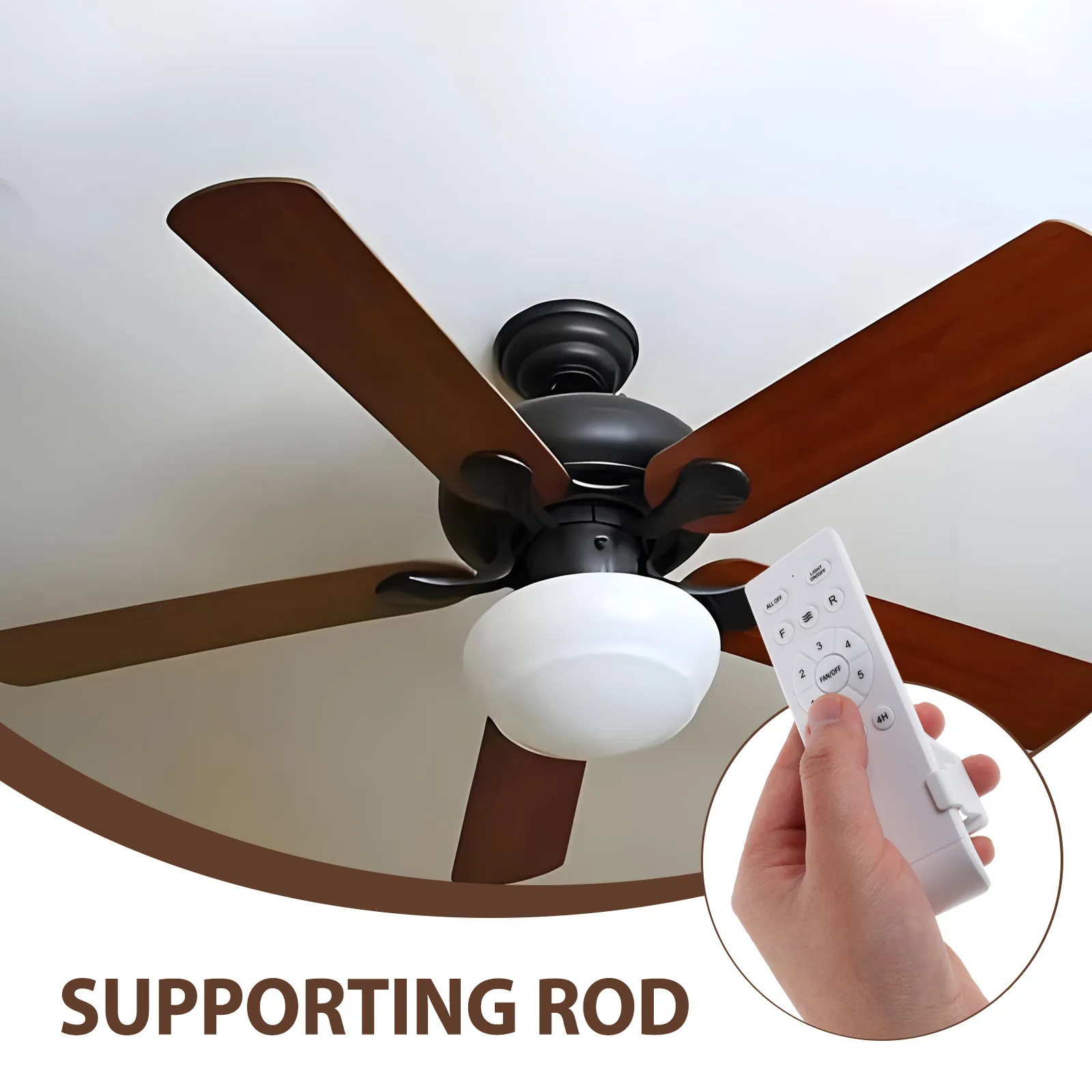 

Комплект: контроллер скорости двигателя постоянного тока с беспроводным пультом ДУ для потолочных вентиляторов и светильников