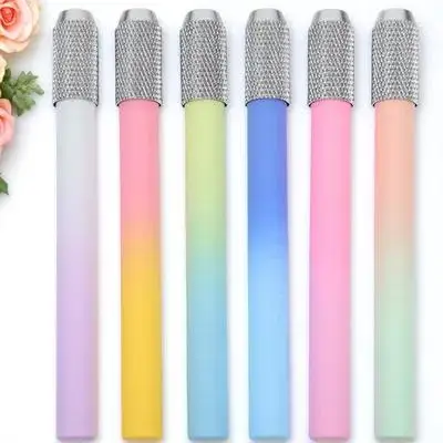 

6Pcs Pencil Extenders Copper Plastic Heavy-Duty Sketch Extender Holder for Short Pencils Artists Colored Pencil Extension Tool