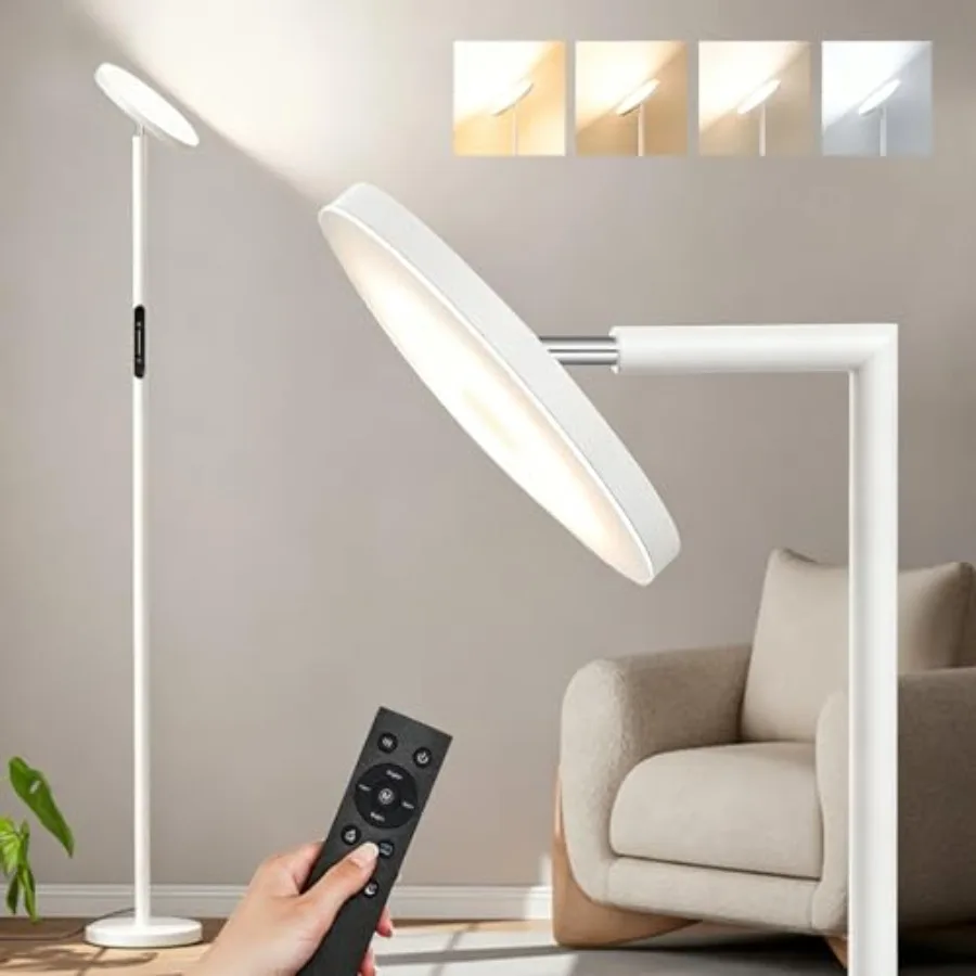 Floor Lamps for Living Room, 32W 3000LM Super Bright LED Torchiere Floor Lamp with Remote and Touch Control, 69
