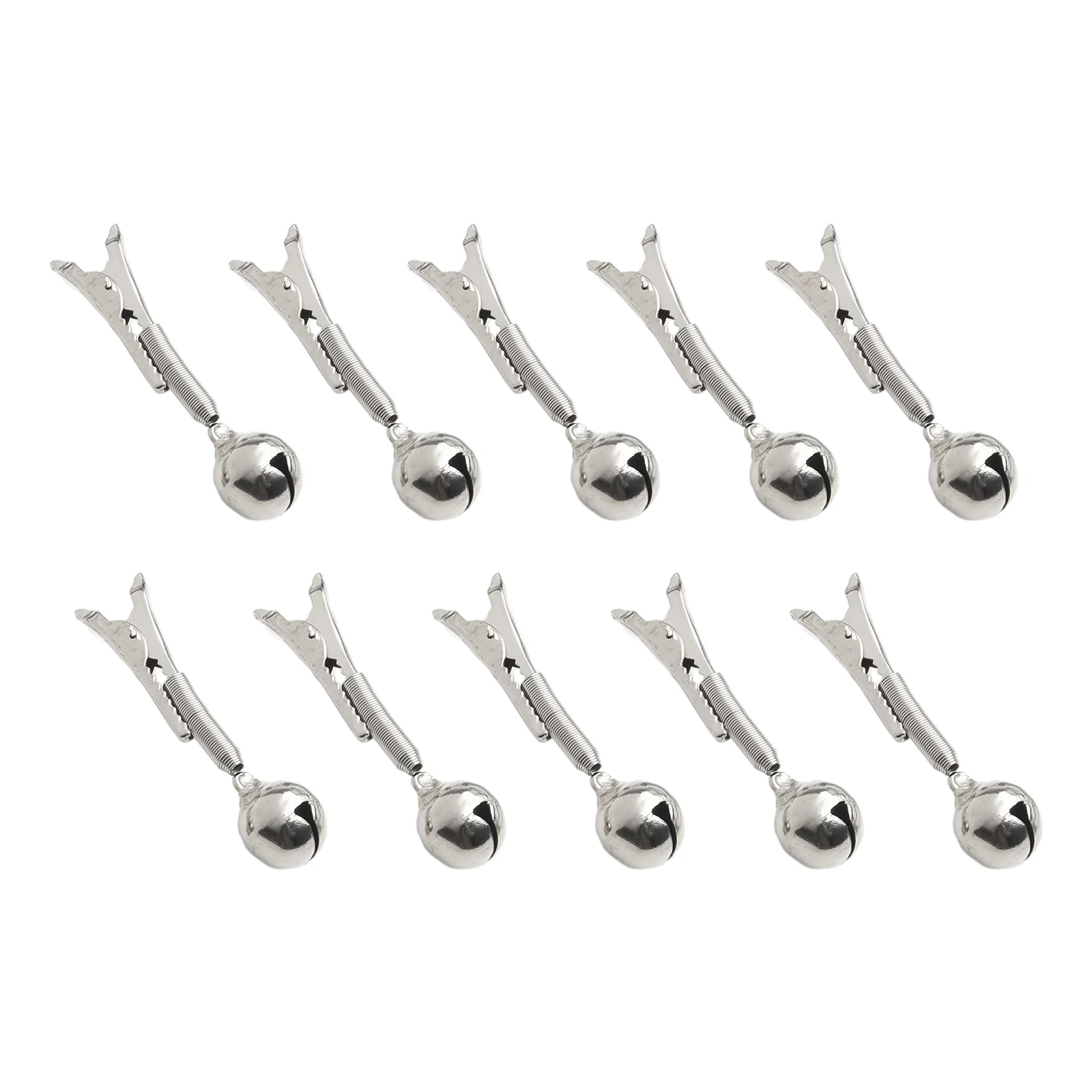 10pcs Fishing Alarm with Double Rod Twin Ring Bells and Clips Offering Reliable Alerts for Night and Competitive Fishing