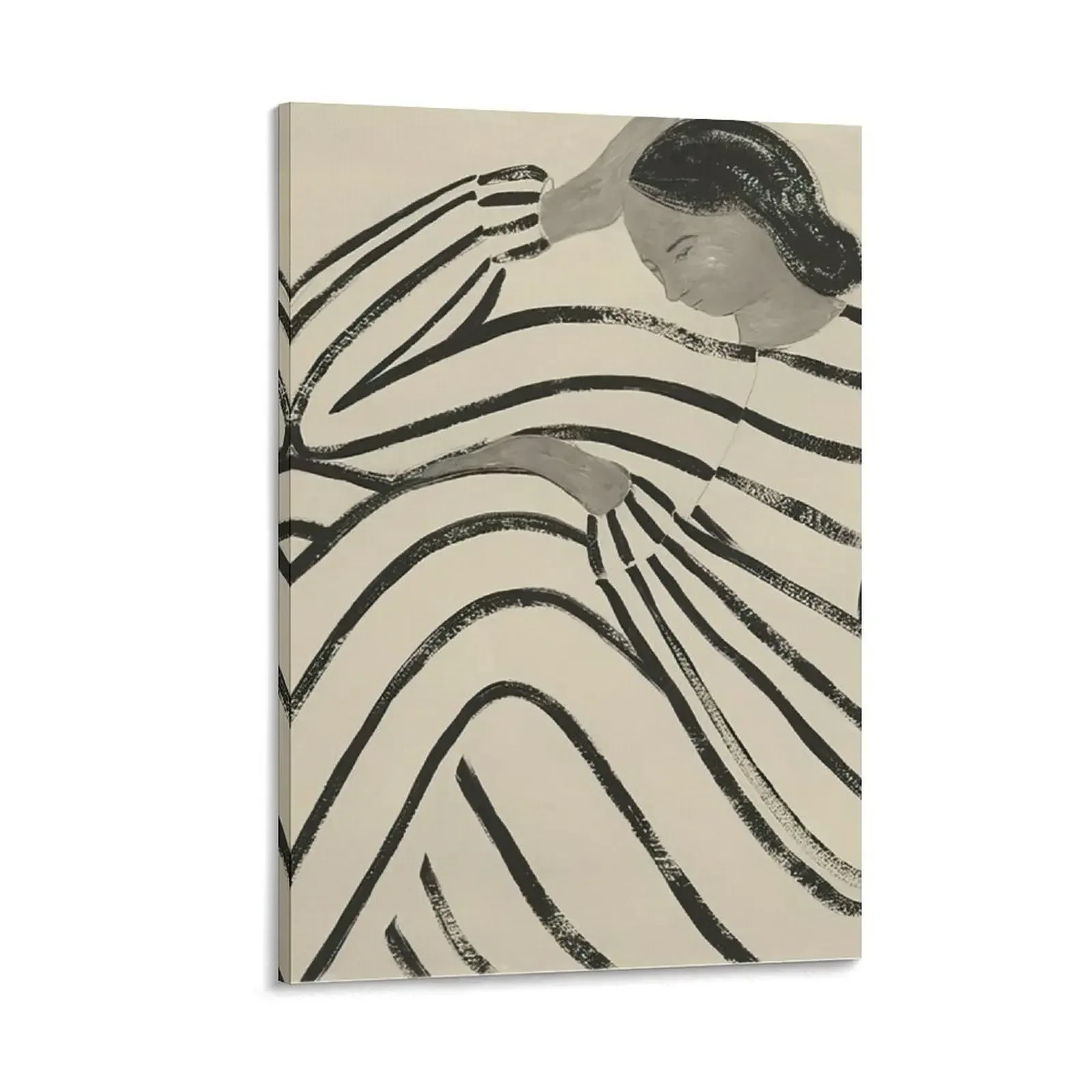 

Sofia Lind Waiting Canvas Painting Paintings Bedroom deco posters for room