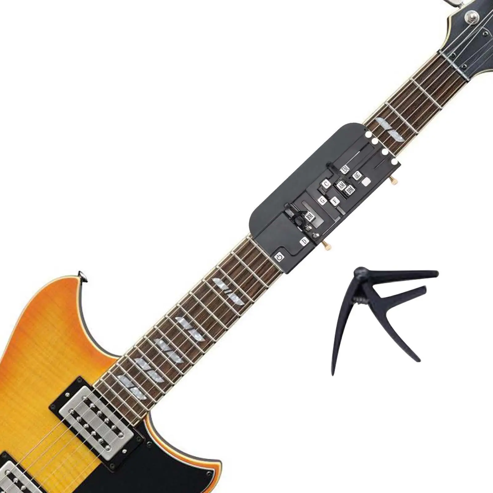 

Guitar Teaching Aid Guitar Learning Trainer Practice Assistant Learning System Guitar Changer for Boys and Girls