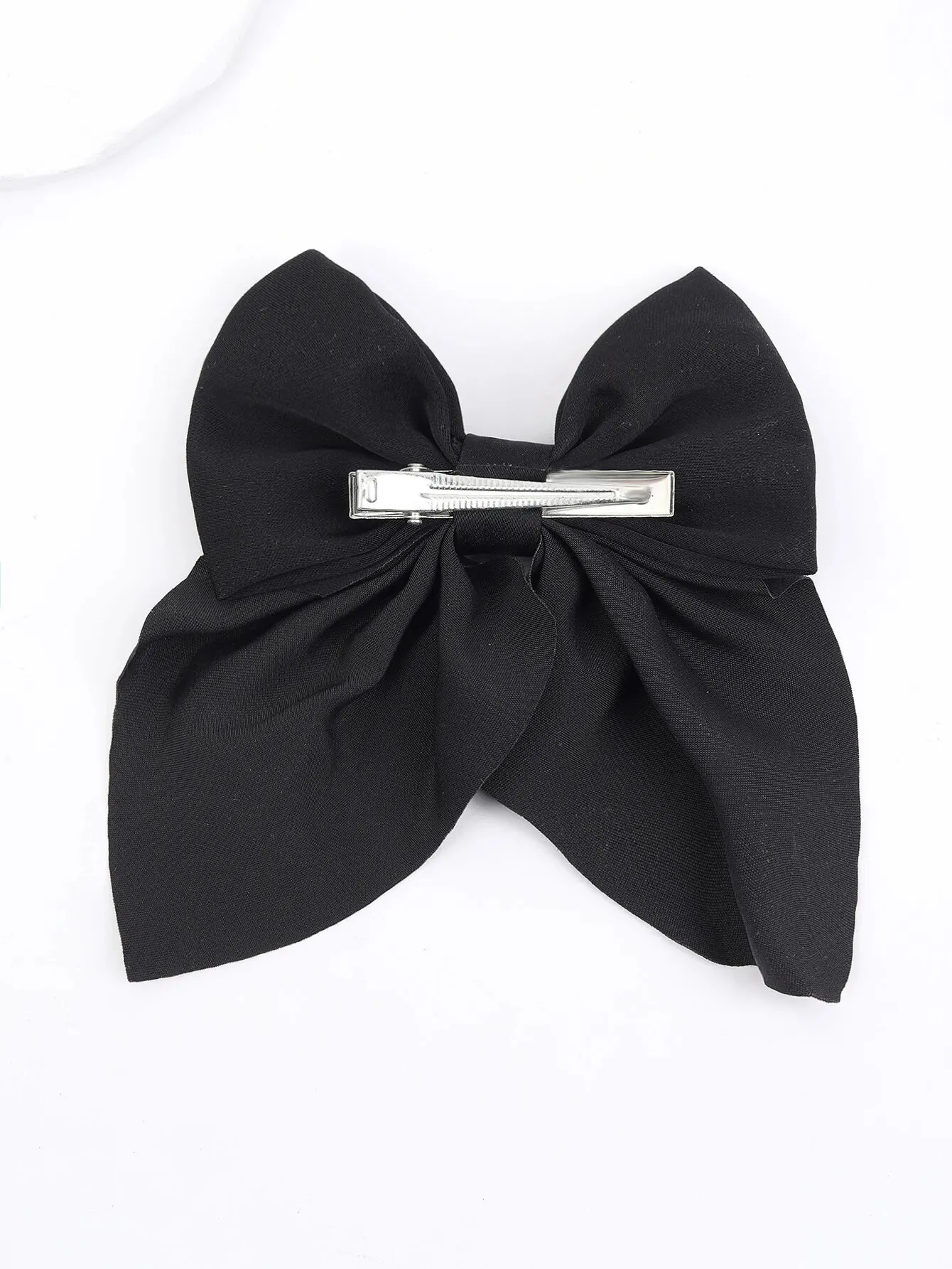 Mixed Color 5pc Ribbon Bow Girls Hair Clips Elegant Solid Color Bow Hair Accessories Hair Clips for Girls Headwear