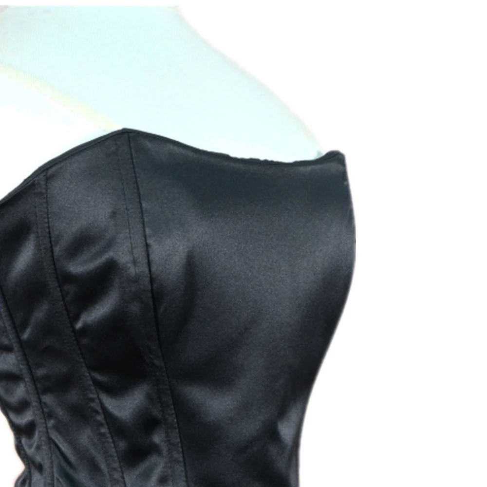 

Women Black Abdomen Corset Crops Bustier Lace Up Boned Vintage Fancy Bodices For Wedding Female Red Shaping Tops Stage Costume