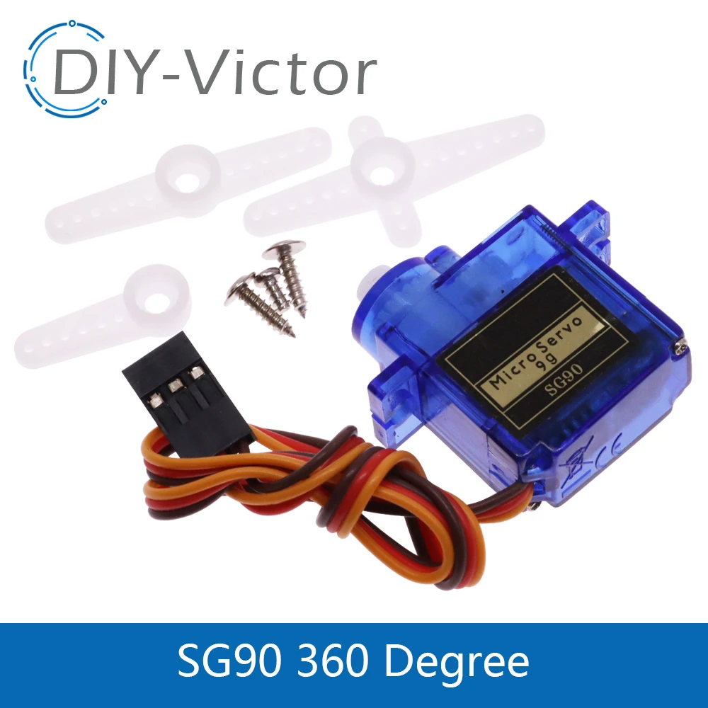 SG90 MG90S Servo Semi-metaal voor Model Helikopter Boot Voor Arduino Speelgoed Vliegtuig Vaste Vleugel Helikopter Vliegtuigmodellen 90 180 360
