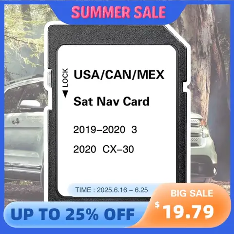 8GB SD 카드 GPS 시스템, Sat Navi 2022, Mazda 3 CX30, 자동차 업데이트 지도, 북아메리카 2022 버전 내비게이션