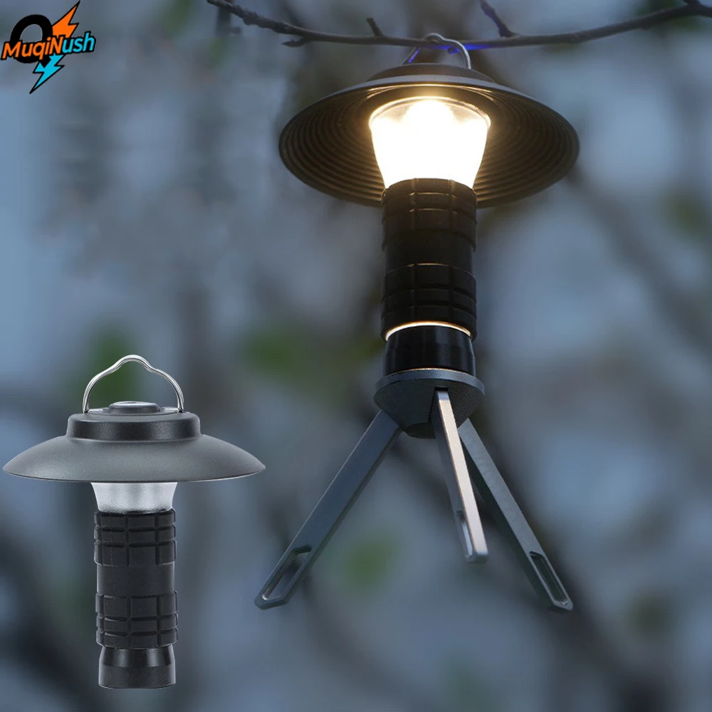 

MuqiNush Camping Light LED Outdoor Multi-function Tent Hanging Lamp Portable Emergency Flashlight Charging Powerful Work Lantern