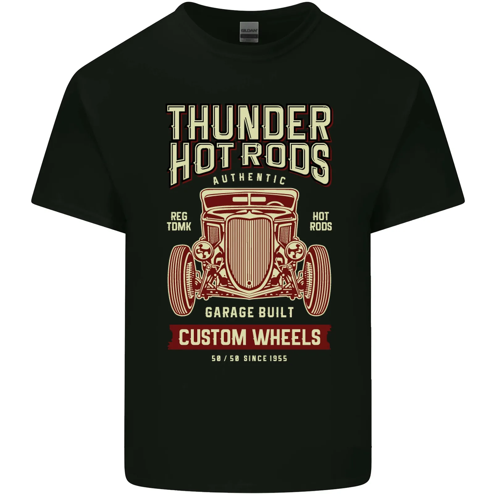 Thunder Hotrods Hot Rod Dragster Car Kids T-Shirt Childrens