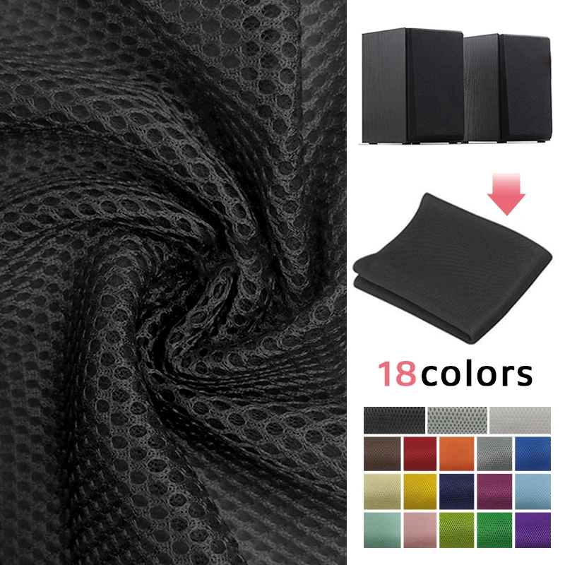 Luidsprekergrill Mesh Stof Stofdicht Akoestisch Transparant Doek voor Stereo Klankkast Theaterapparatuur 2 mm Dikke Radioverdekking